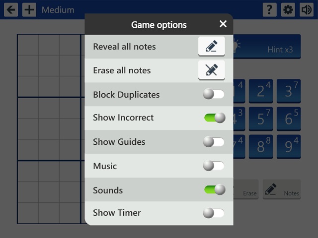 Microsoft Sudoku jogo